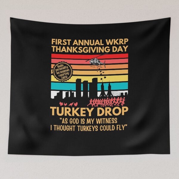 Item preview, Thanksgiving Wkrp Turkey Drop designed and sold by ohmier.