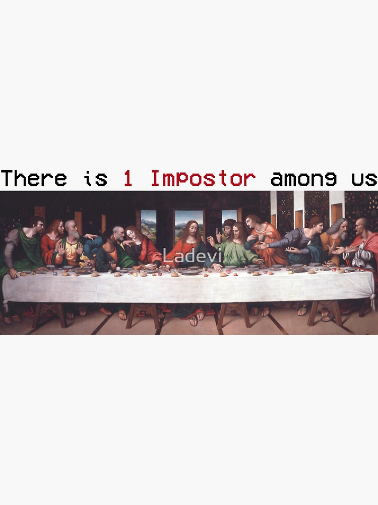 Among Us Imposter Funny Meme Gaming Design Sticker for Sale by