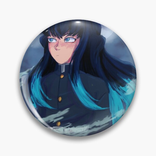 Demon Slayer Muichiro Tokito Pins and Buttons | Redbubble