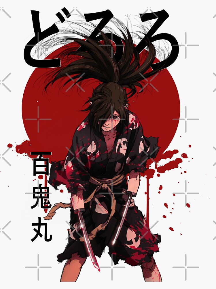 Hyakkimaru Dororo Anime Sticker for Sale by Animeager