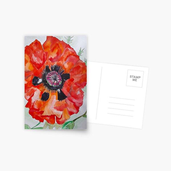 Cartes Postales Sur Le Theme Coquelicot Redbubble