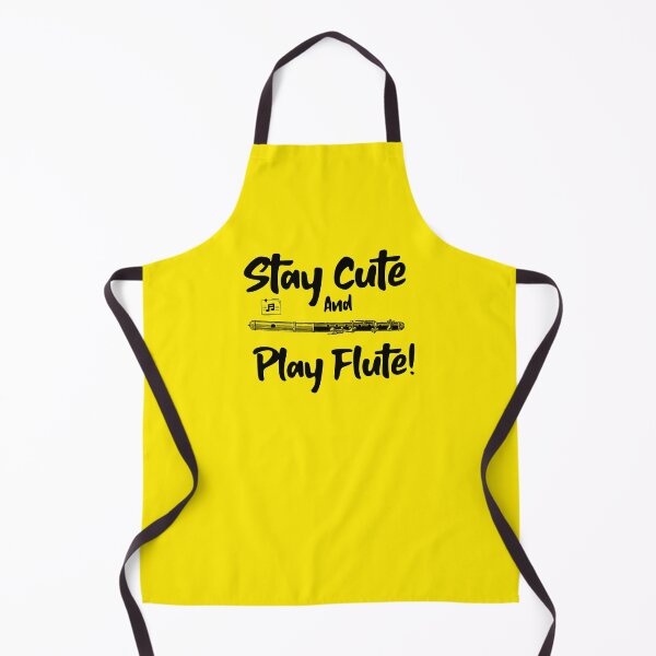 Item preview, «Stay Cute and Play Flute!» Music Orchestra Piano Band designed and sold by musicmusicpin.