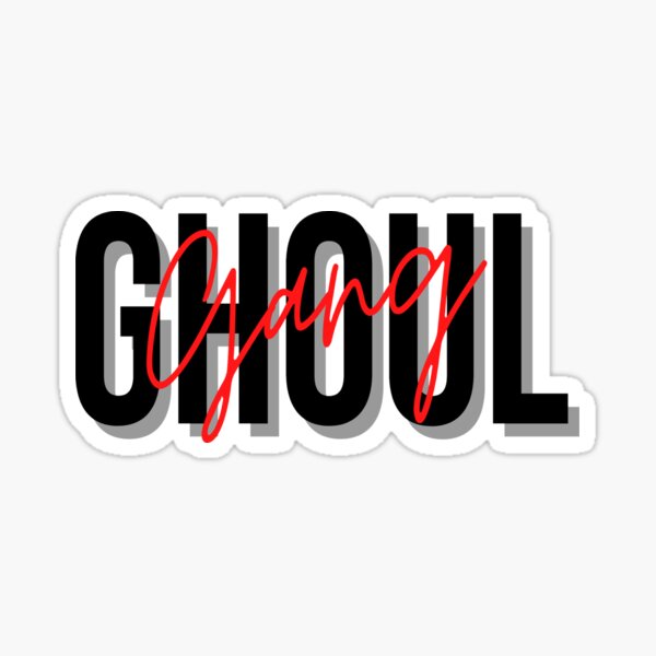 Ghoul Gang - Text Only Sticker