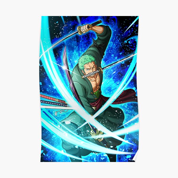 Roronoa Zoro - une pièce Poster