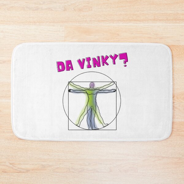 Item preview, Da Vinky? Vitruvian Man Meme Pink designed and sold by LuckyKermit.