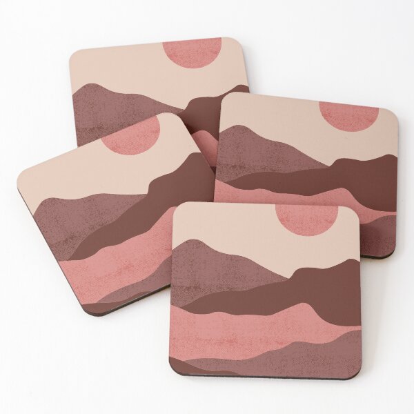 Item preview, pink and red landscape designed and sold by cherry by hs (coucou).