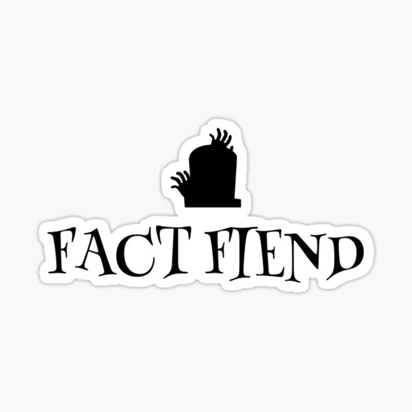 Item preview, fact fiend  designed and sold by Screwnut.