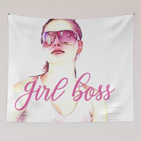 Item preview, Girl Boss with pink sunglasses designed and sold by Bless-Up-Store.