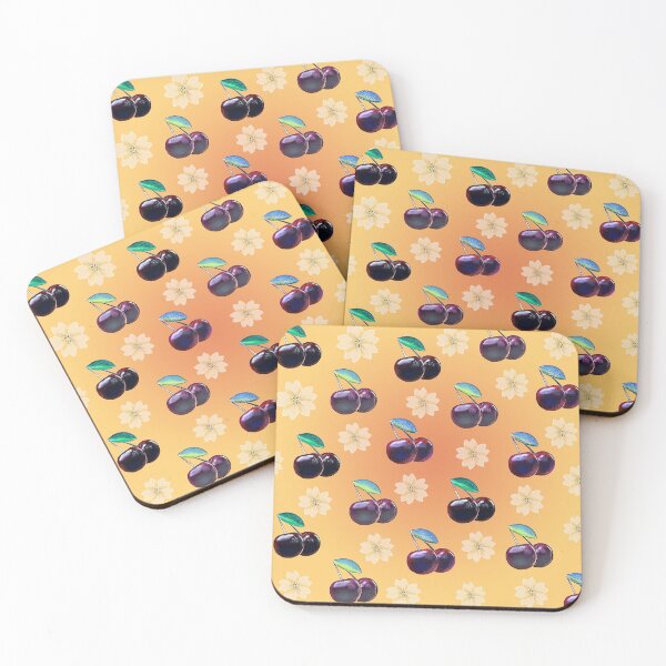Item preview, Cherries And Blossom Fashion and Home Decor designed and sold by MoonsmileProd.