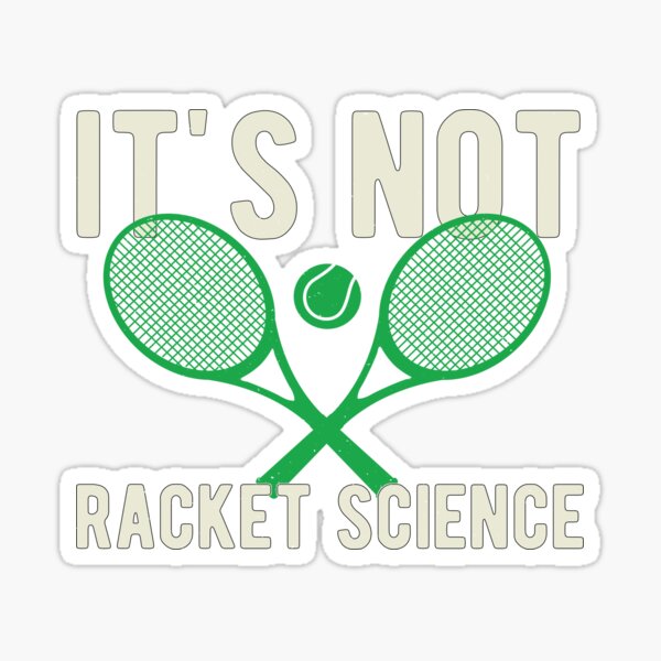 Aperçu de l'œuvre Raquette Science Tennis Drôle créée et vendue par artworkbyrihen.