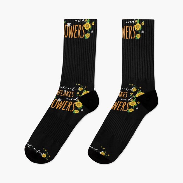 Item preview, Easily distracted by snowflakes and sunflower designed and sold by Sunflowerforher.