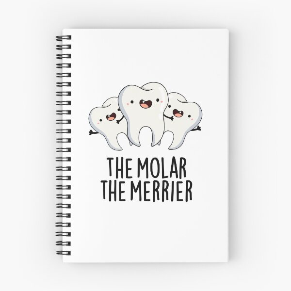 Item preview, The Molar The Merrier Funny Dental Tooth Puns  designed and sold by punnybone.