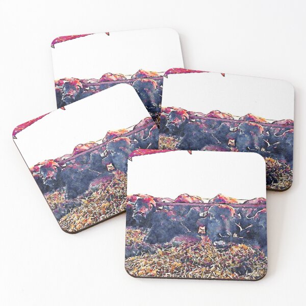 Item preview, Buffaloes in the stall designed and sold by Giuseppe Cocco.