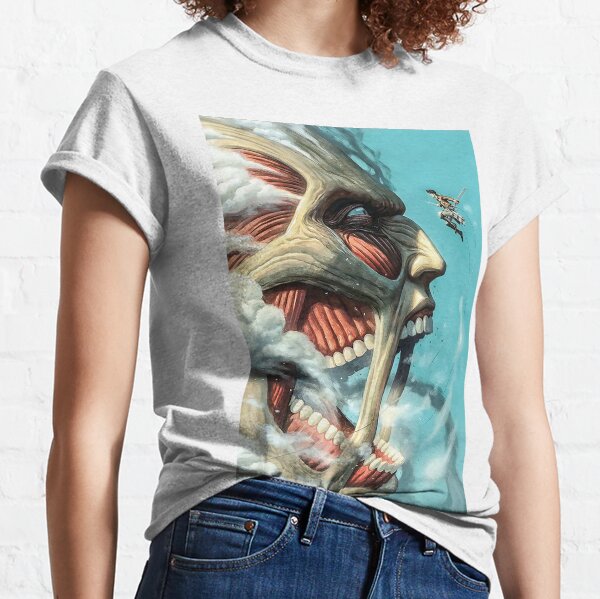 Colossal Titan vs Eren -SNK T-shirt classique