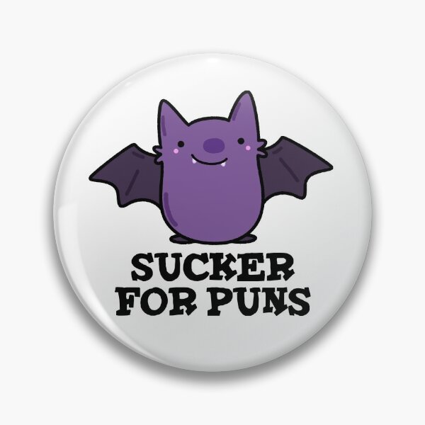 Item preview, Sucker For Puns Funny Baby Bat Puns  designed and sold by punnybone.