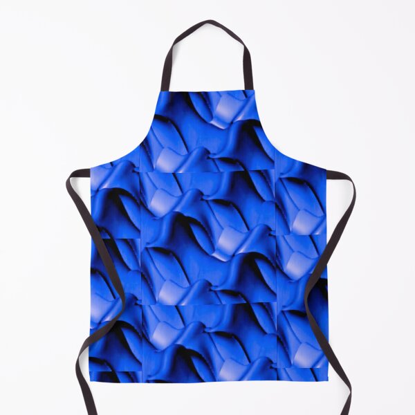 Item preview, 3D bright blue abstract waves graphic designed and sold by glowvim.