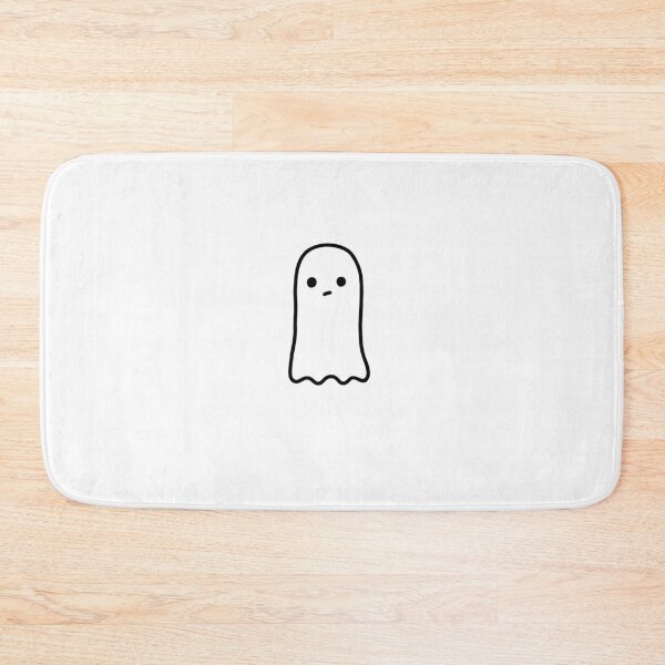 Item preview, cute meh ghost designed and sold by LunaStickerCo.
