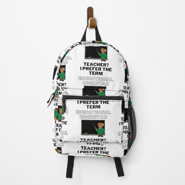 Item preview, Teacher? I Prefer The Term Educational Rockstar designed and sold by LuckyKermit.