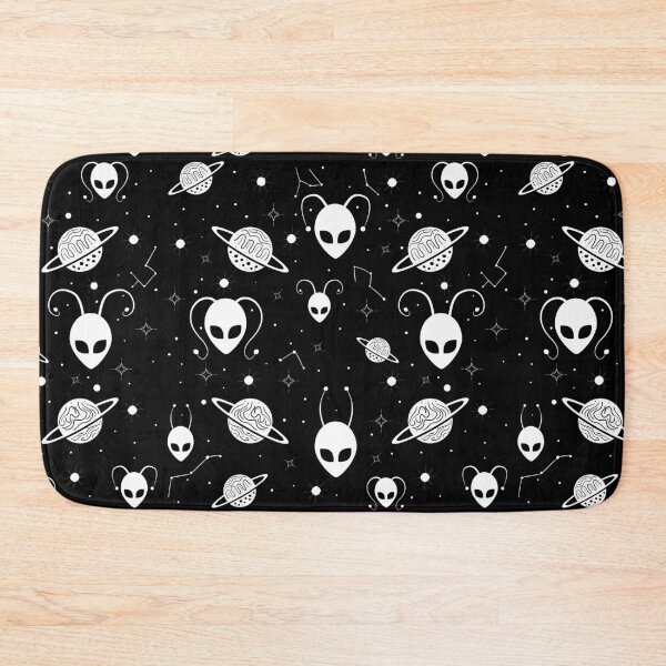 Item preview, Amazing Aliens In The Universe With Planet And Stars - Black designed and sold by lipemo.