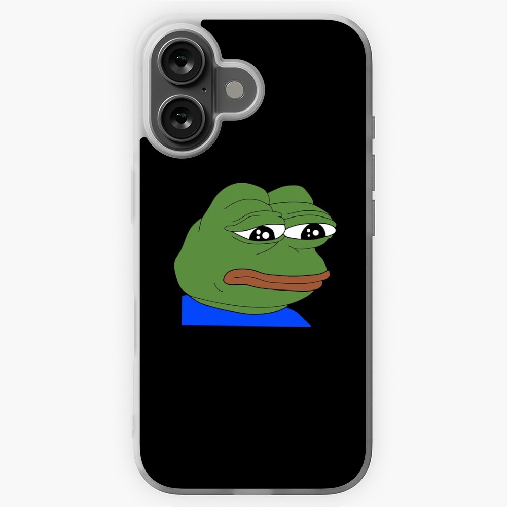 Pepe the frog meme sad Sticker