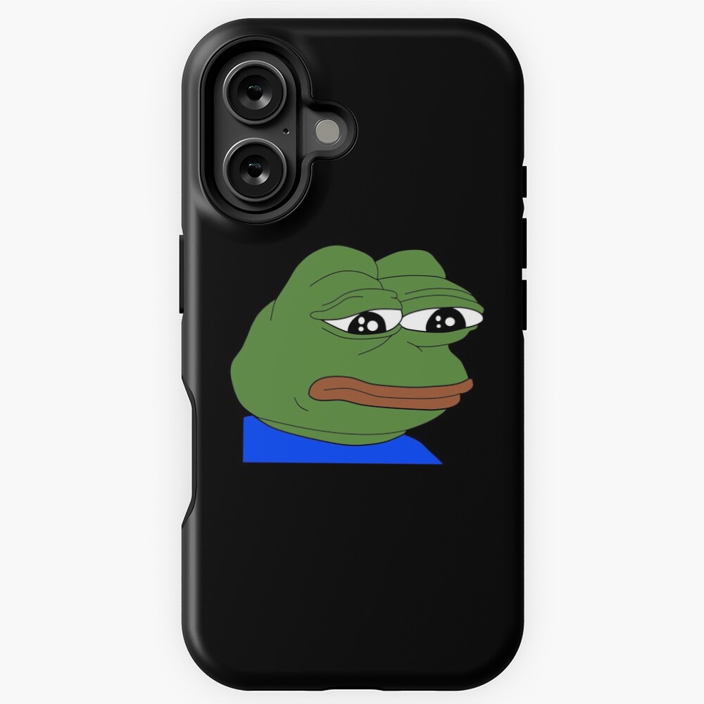 Pepe the frog meme sad Sticker