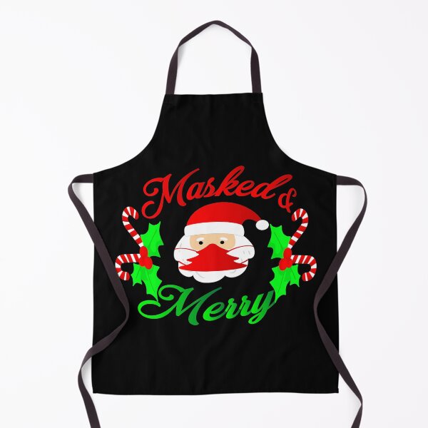Item preview, masked and merry, waiting for santa quotes ideas, christmas 2020 designed and sold by khalidelk.