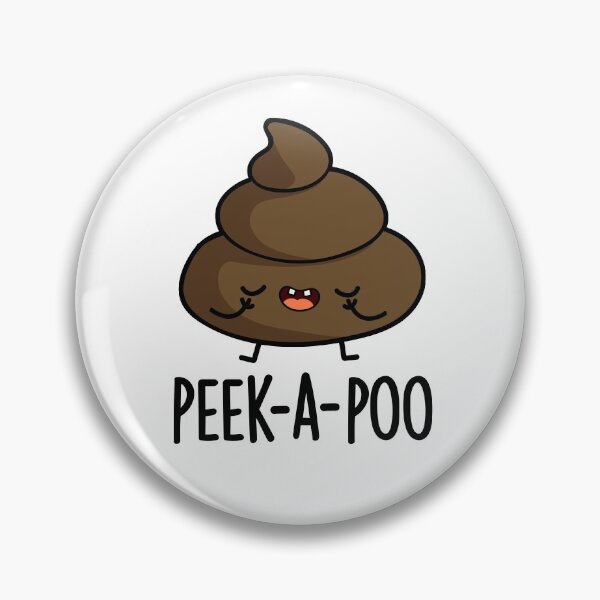 Item preview, Peek A Poo Funny Poop Puns  designed and sold by punnybone.