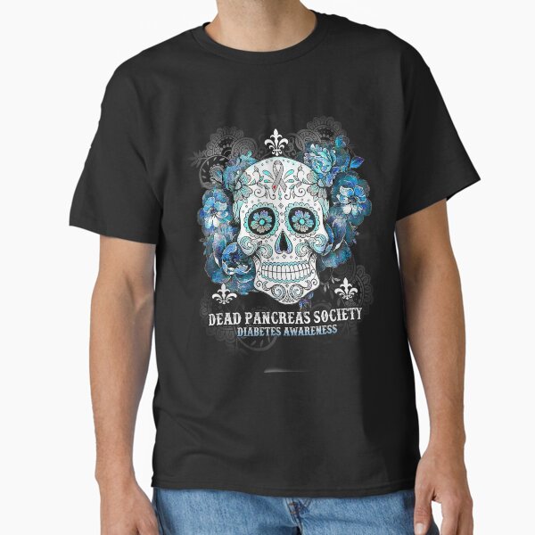 Item preview, Dead Pancreas Society Diabetes Awareness Sugar Skull designed and sold by Salakjit.