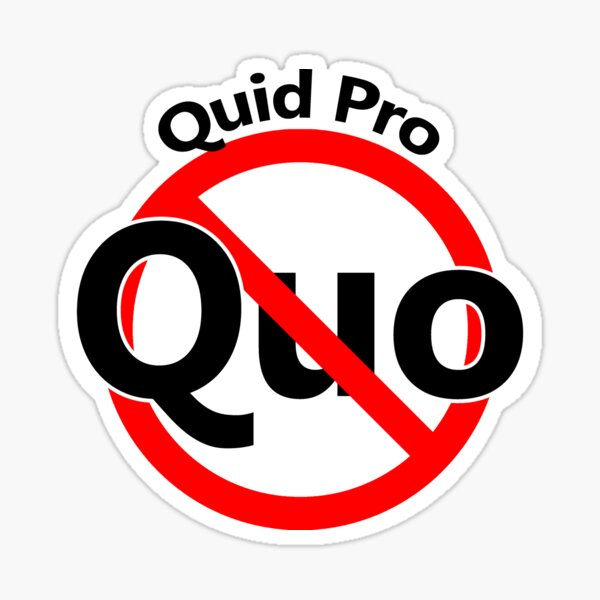 Item preview, No Quid Pro Quo - Latin Quote - No arrangement designed and sold by notstuff.