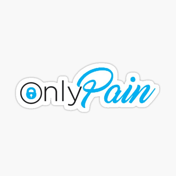 "Only Pain meme onlyfans" Sticker by memorymuscle | Redbubble