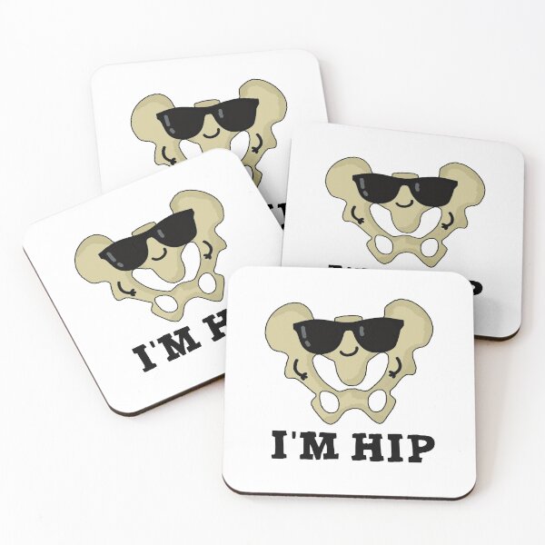 Item preview, I'm Hip Funny Hipbone Anatomy Puns  designed and sold by punnybone.