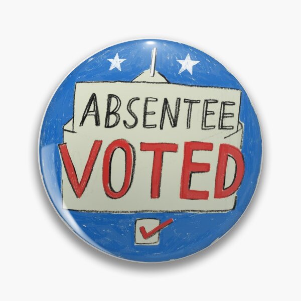 Item preview,  I Voted Absentee designed and sold by Yakech.