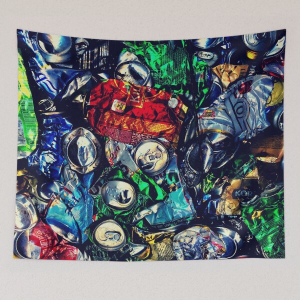Artikelvorschau, Crushed Cans Pop Art Poster entworfen und verkauft von Swooncake Press.