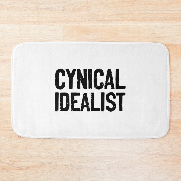 Item preview, Cynical Idealist Black Text designed and sold by Sour Soul.