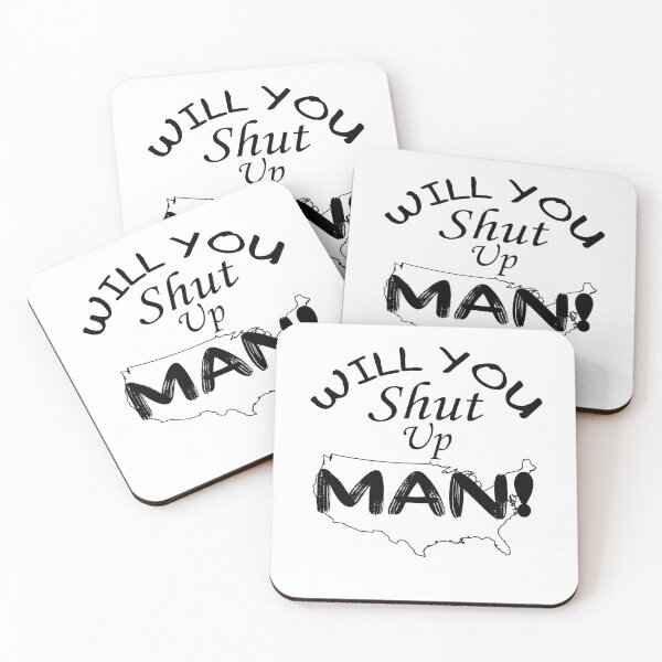 Item preview, Will You Shut Up MAN! Joe Biden designed and sold by Beautiful Designs.
