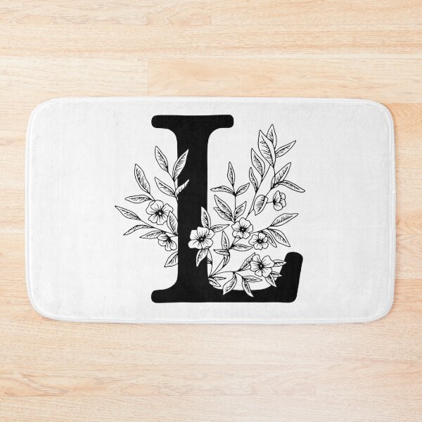 Item preview, L Botanical Monogram designed and sold by artjojo.