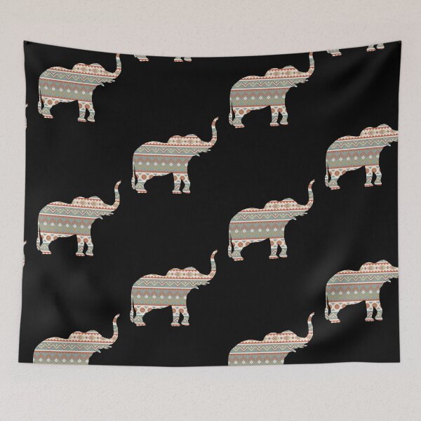 Item preview, Elephant Pattern  designed and sold by VibrantGifts.