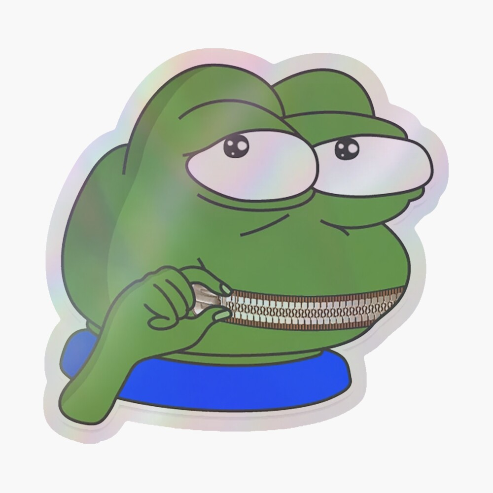 Pepe the frog meme quiet