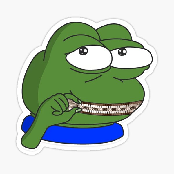 cheeky Poggers emote - peepo pepega twitch discord frog Hardcover