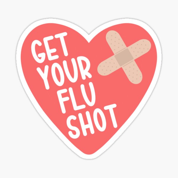 “Flu Shot” Sticker for Sale by reesereacreates | Redbubble