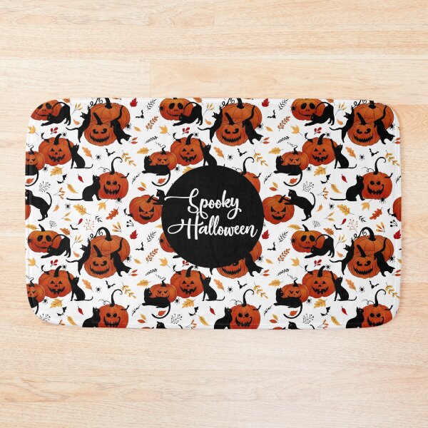 Item preview,  spooky Halloween - cats & pumpkins designed and sold by Unalomedesigns.