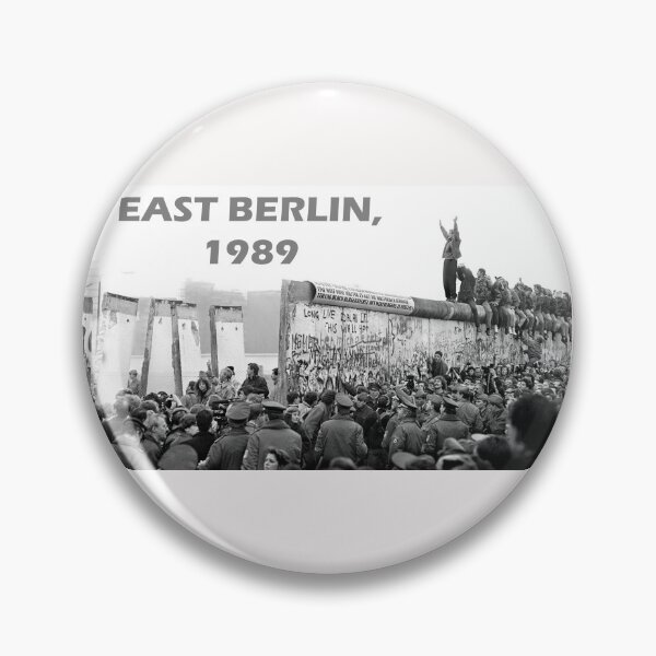 Item preview, Berlin Wall Coming Down 1989 designed and sold by vintageandmore.