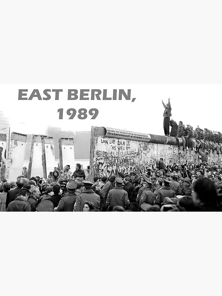 Discover Berlin Wall Coming Down 1989 Premium Matte Poster