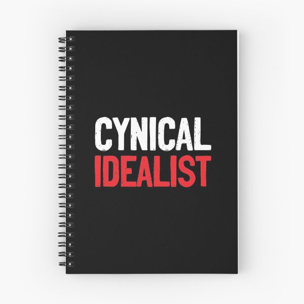 Item preview, Cynical Idealist White Red Text designed and sold by Sour Soul.