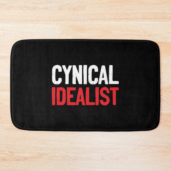 Item preview, Cynical Idealist White Red Text designed and sold by Sour Soul.