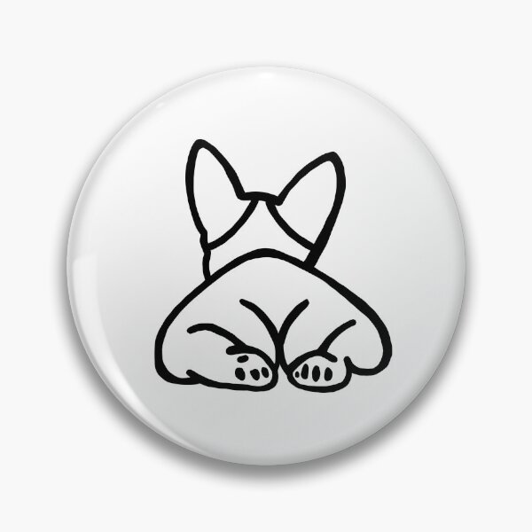 Artikelvorschau, Corgi Plumping Butt entworfen und verkauft von PawPawDog.