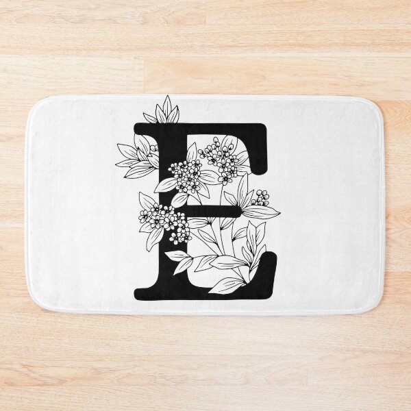 Item preview, E Botanical Monogram designed and sold by artjojo.