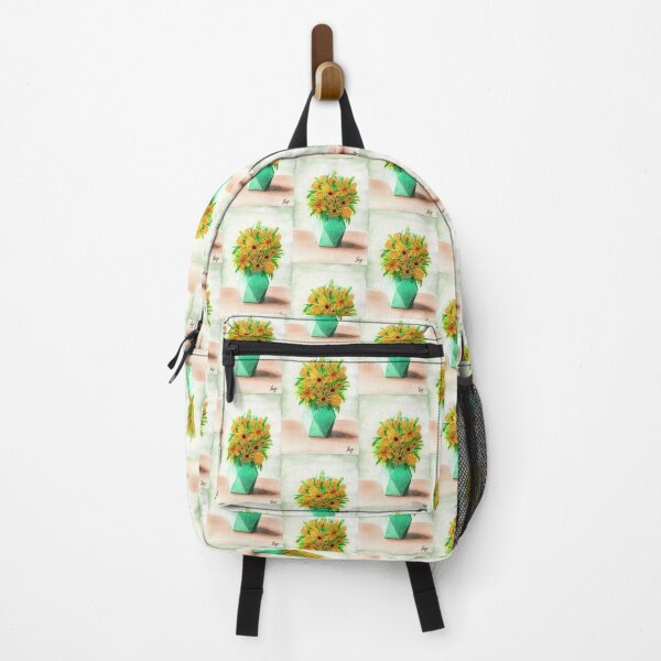 Item preview, Watercolor Art - Yellow Flower Vase designed and sold by lucyideas.
