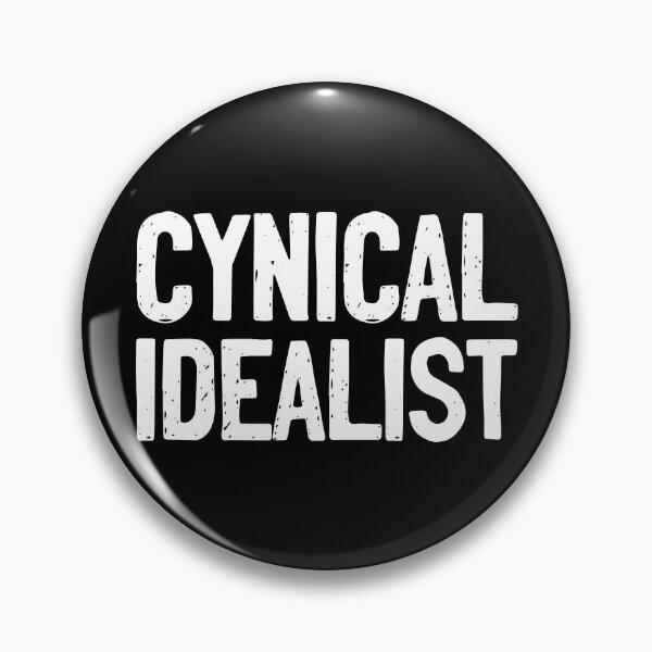 Item preview, Cynical Idealist White Text designed and sold by Sour Soul.