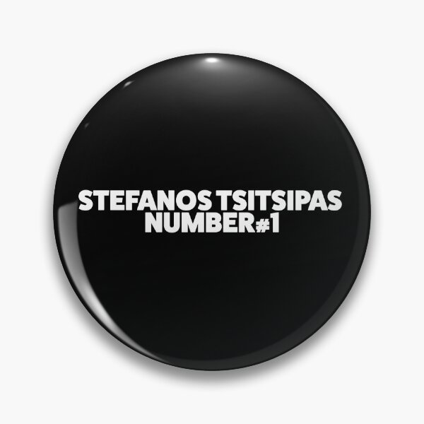 Item preview, Stefanos Tsitsipas designed and sold by Simple Text.